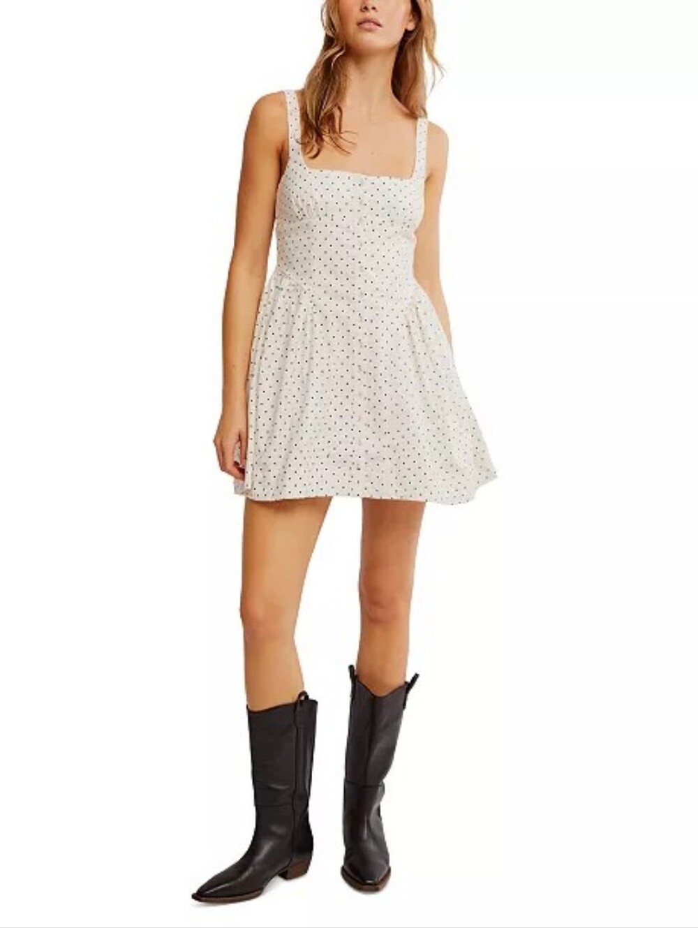 Free People Women's Polka Dot Astrid Mini Dress - Picture 2 of 11